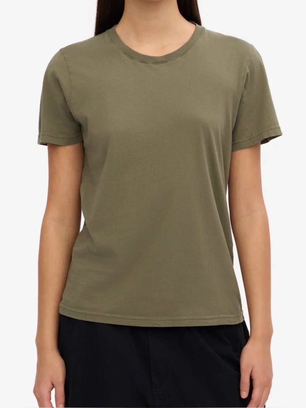 NWT - Colorful Standard Women Light Organic Tee in Dusty Olive